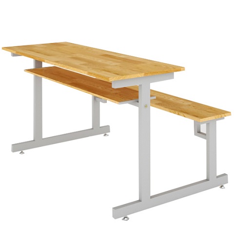 Bàn sinh viên gỗ tự nhiên BSV105G
