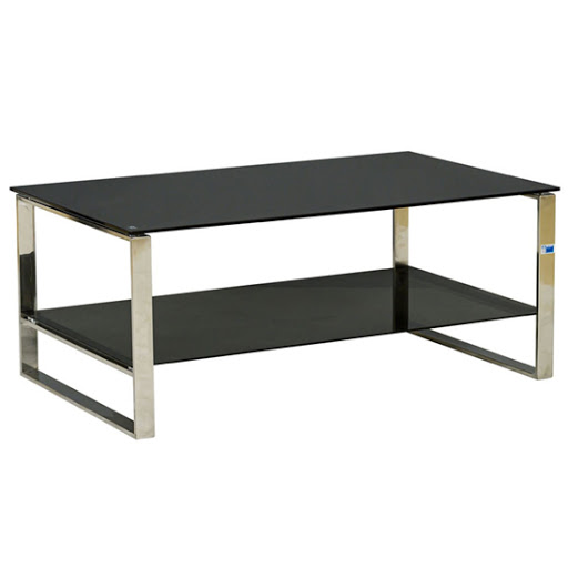 Bàn sofa inox mặt kính BSF603I